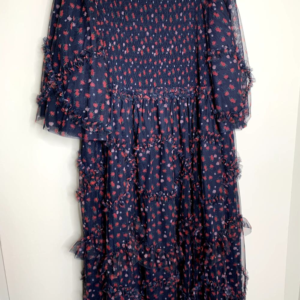 Jessakae Everafter Ever After Dress Navy Floral  Womens XXL 2XL Blue - Picture 12 of 16